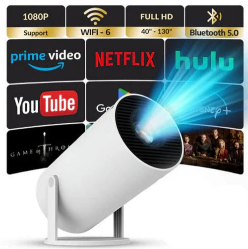 CineMax - Proiettore Full HD | Film, programmi TV e giochi su uno schermo gigante