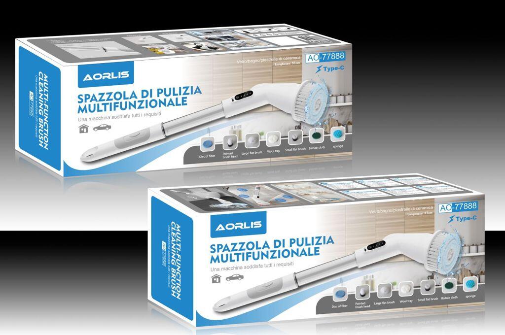 Spazzola Elettrica Multiuso per la Casa
