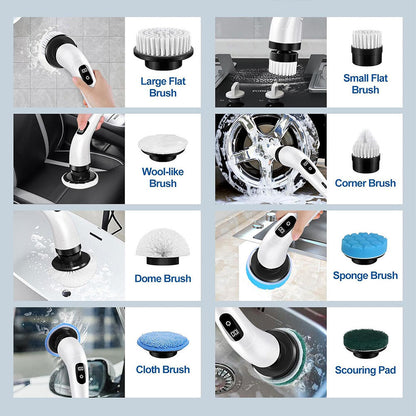 Spazzola Elettrica Multiuso per la Casa